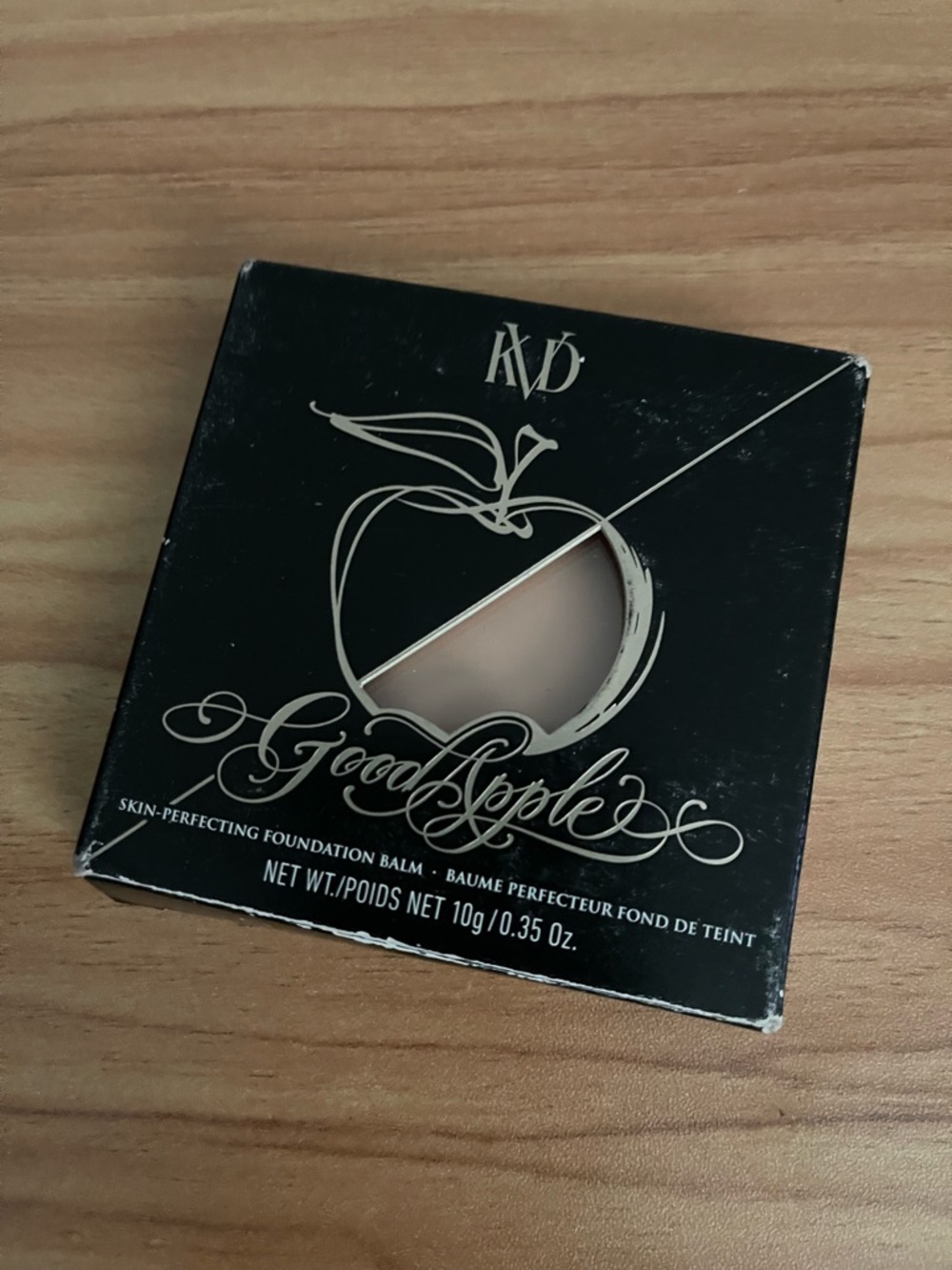 Kat Von D Good Apple Foundation Balm - Black Packaging with Beige Foundation